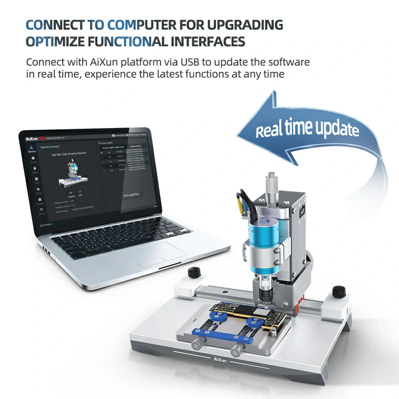 Cargue la imagen en el visor de la galería, AiXun 2nd Gen Chip Grinding Machine for Touch IC, NAND, and CPU Polishing – Precision and Efficiency - Polar Tech Australia