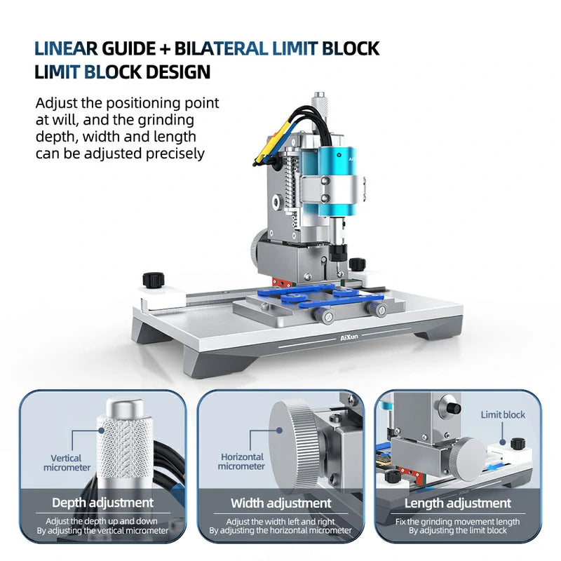 Cargue la imagen en el visor de la galería, AiXun 2nd Gen Chip Grinding Machine for Touch IC, NAND, and CPU Polishing – Precision and Efficiency - Polar Tech Australia