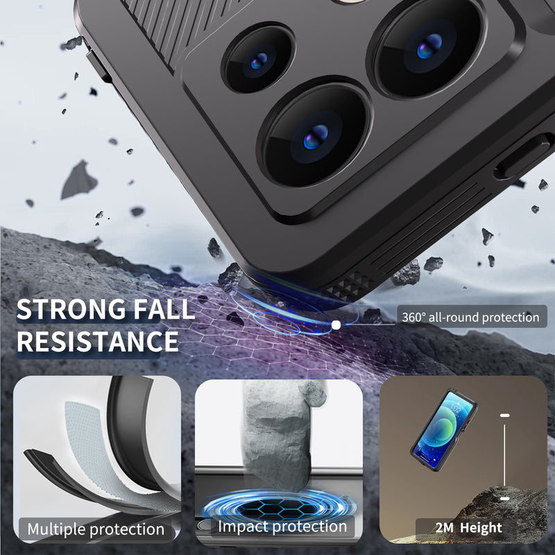 Cargue la imagen en el visor de la galería, Xiaomi Redmi Note 13 5G - Shellbox Full Covered Waterproof Heavy Duty Tough Armor Case - Polar Tech Australia