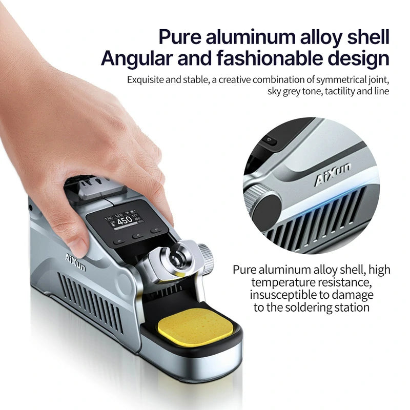 Chargez l'image dans la visionneuse de la galerie, AiXun T380 Portable Smart Soldering Station - Polar Tech Australia