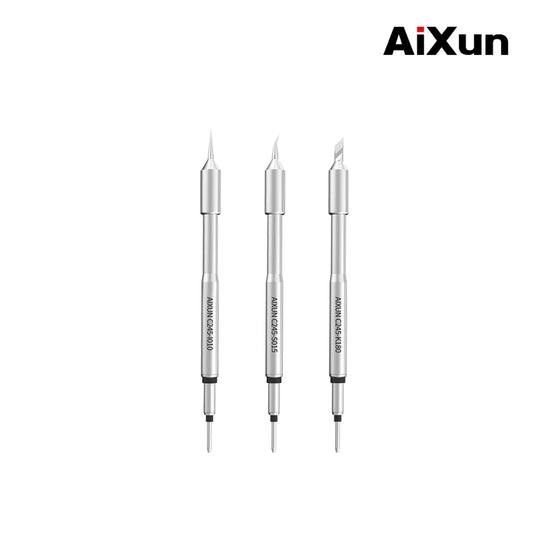 AiXun C245 High-Level Nano Lead-Free Soldering Iron Tips – JBC-Compatible Replacement for T245 Handles - Polar Tech Australia