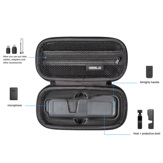 STARTRC Portable Carrying Case with Wrist Strap for DJI OSMO Pocket 2 - Polar Tech Australia