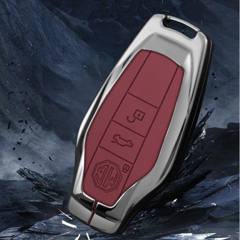 Cargue la imagen en el visor de la galería, MG Full coverage protection with Zinc Alloy Car Key Fob Case Cover For MG7 2023 2024 - Polar Tech Australia