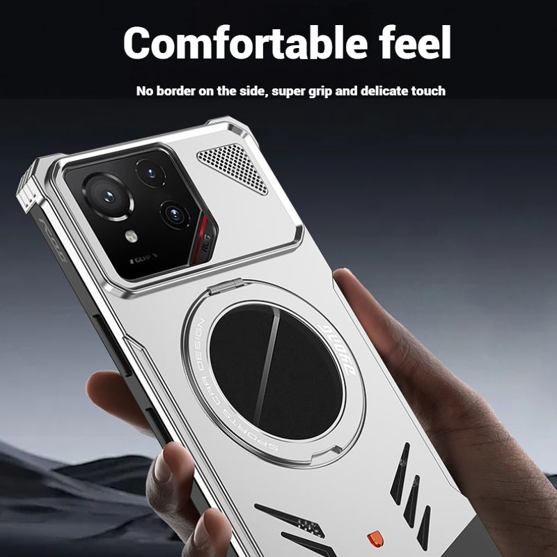 Load image into Gallery viewer, Asus ROG Phone 8 / 8 Pro - 360 Degree Frameless Metal Heat Dissipation Snap-on Case - Polar Tech Australia