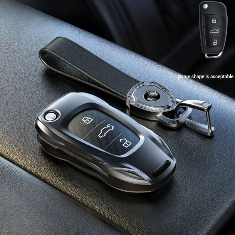 Load image into Gallery viewer, Audi Zinc Alloy Silicone Car Key Fob Case Cover For A3 For A4, A5, Q3, Q7, Audi TT - i-Station Mobile Phone & Electronic Device Repair and Accessories