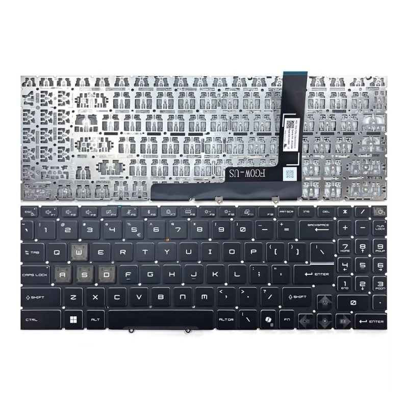 Chargez l'image dans la visionneuse de la galerie, MSI Stealth A18 AI A3XW A3XWJG A3XWIG HG IG Series - Laptop Keyboard With Backlit US layout