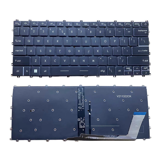 MSI Modern 14 C11M C12M MS-14J1 MS-14J3 Series - Laptop Keyboard With Backlit US layout - Polar Tech Australia