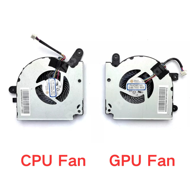 Chargez l'image dans la visionneuse de la galerie, MSI MS-17F3 MS-17F2 MS-17F4 MS-17F5 MSI GF75 Thin 8RC 8RD 9SC 9SD Series - Laptop CPU & GPU Cooling Fan - Polar Tech Australia