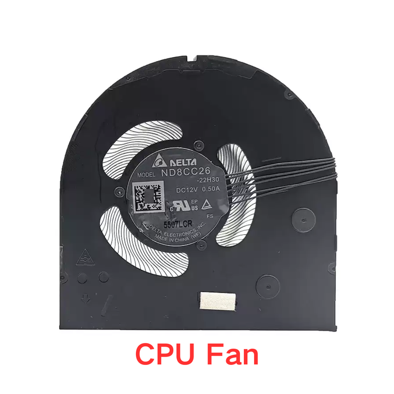 Cargue la imagen en el visor de la galería, Lenovo ThinkPad P16v Gen 1 Series - Laptop CPU & GPU Cooling Fan