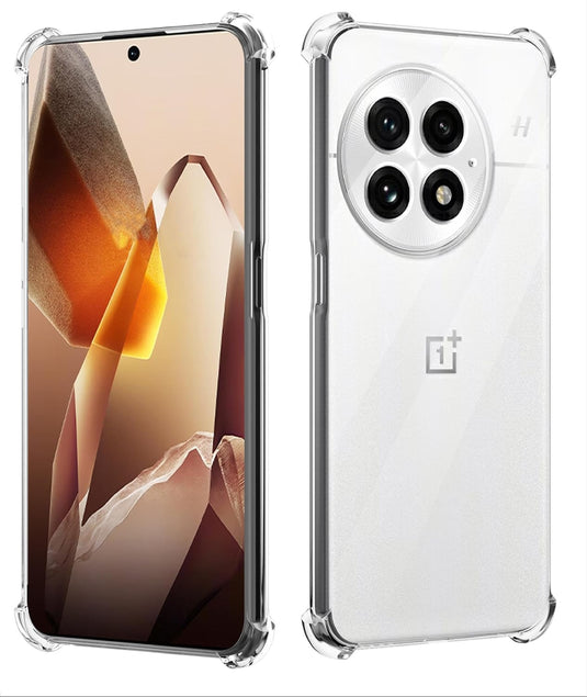 OnePlus 1+13 - AirPillow Cushion Transparent Soft Clear TPU Four Corners Protective Case - Polar Tech Australia