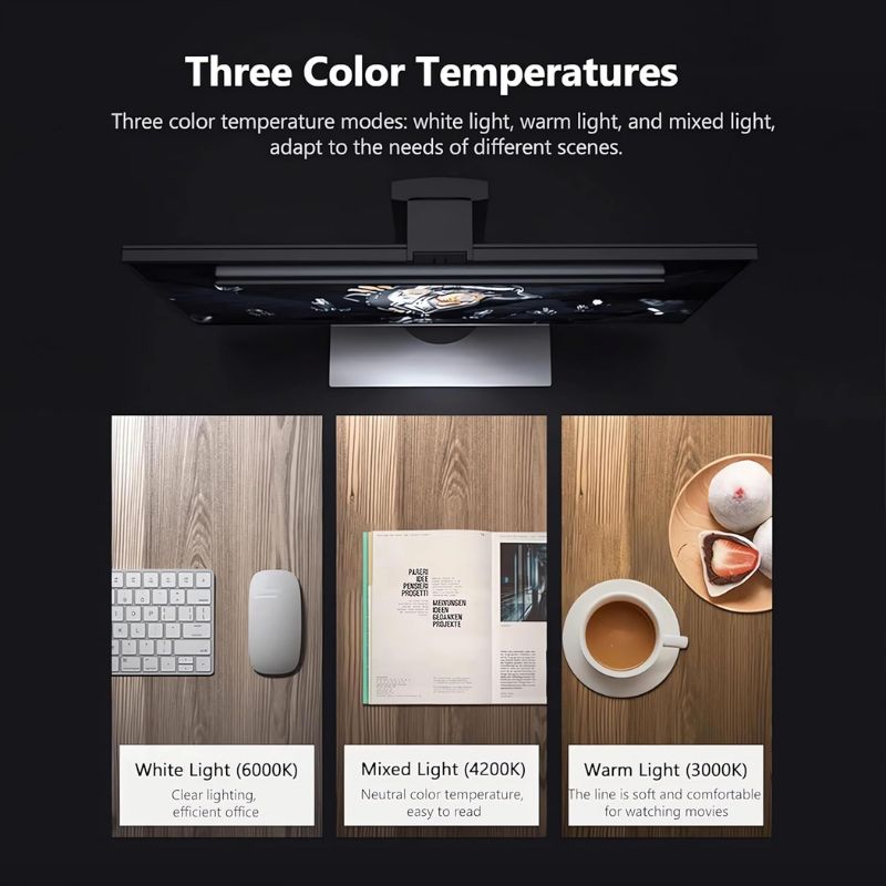 Chargez l'image dans la visionneuse de la galerie, LYMAX Computer Monitor Light Bar with Wireless Remote Control Multiple Screen lamp Dimmer Switch - Polar Tech Australia