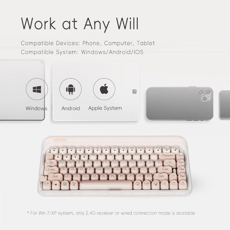Chargez l'image dans la visionneuse de la galerie, LOFREE DOT Foundation Mechanical 75% Rechargeable Hot-swappable Keyboard Girl Gift - Polar Tech Australia