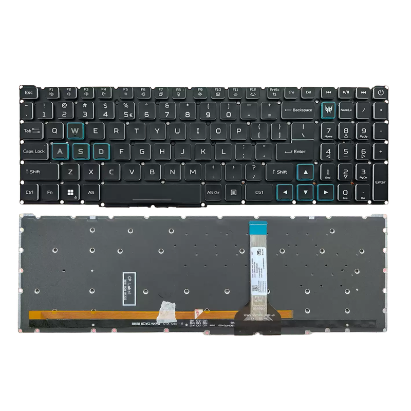 Chargez l'image dans la visionneuse de la galerie, Acer Nitro V 16 AI ANV16-61 ANV16-71 Nitro V 17 AI ANV17-61 Nitro V 15 ANV15-52 ANV15-42 Series - Laptop Keyboard With Backlit US Layout