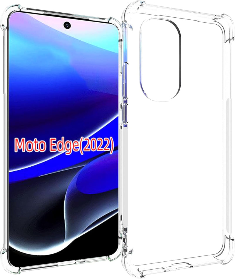 Load image into Gallery viewer, Motorola Moto Edge 2022 - AirPillow Cushion Transparent Soft Clear TPU Four Corners Protective Case - Polar Tech Australia