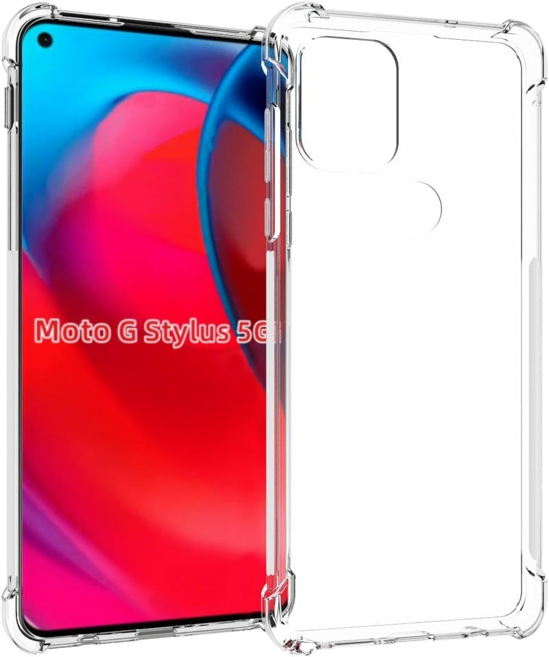 Load image into Gallery viewer, Motorola Moto G Stylus 5G - AirPillow Cushion Transparent Soft Clear TPU Four Corners Protective Case - Polar Tech Australia