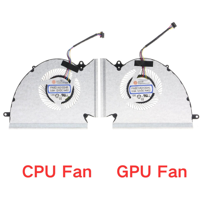 Chargez l'image dans la visionneuse de la galerie, MSI GP76 Leopard GE76 WE76 Raider Notebook MS-17K3 MS-17K2 Series - Laptop CPU & GPU Cooling Fan - Polar Tech Australia