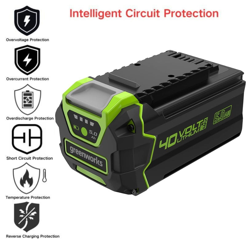 Load image into Gallery viewer, Genuine Original Greenworks 40V 5.0A - Replacement Electrical Tool Li-ion Battery - Polar Tech Australia
