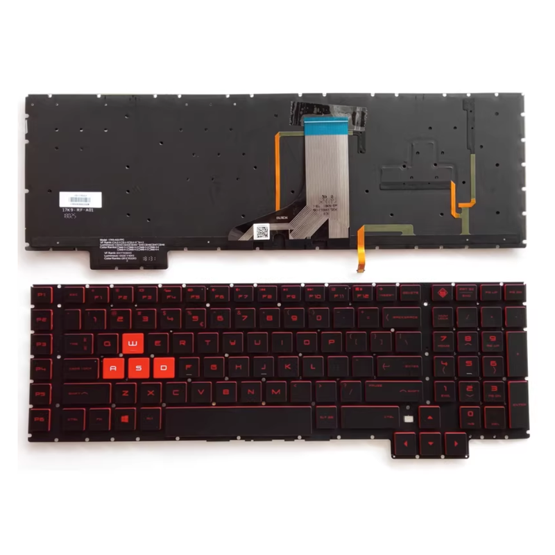 Chargez l'image dans la visionneuse de la galerie, HP OMEN 17.3 Gaming 17-AN 17t-AN TPN-Q195 Series - Laptop Keyboard With Back Light US Layout
