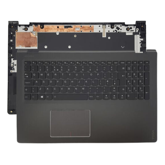Lenovo Yoga 510-15IKB 510-15ISK 510-15AST - Keyboard With Back Light & Trackpad Frame Housing Palmrest US Layout Assembly - Polar Tech Australia