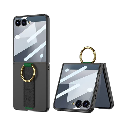 Samsung Galaxy Z Flip7 5G - Integrated Ultrathin Shockproof Phone Case with Ring Wrist Strap - Polar Tech Australia