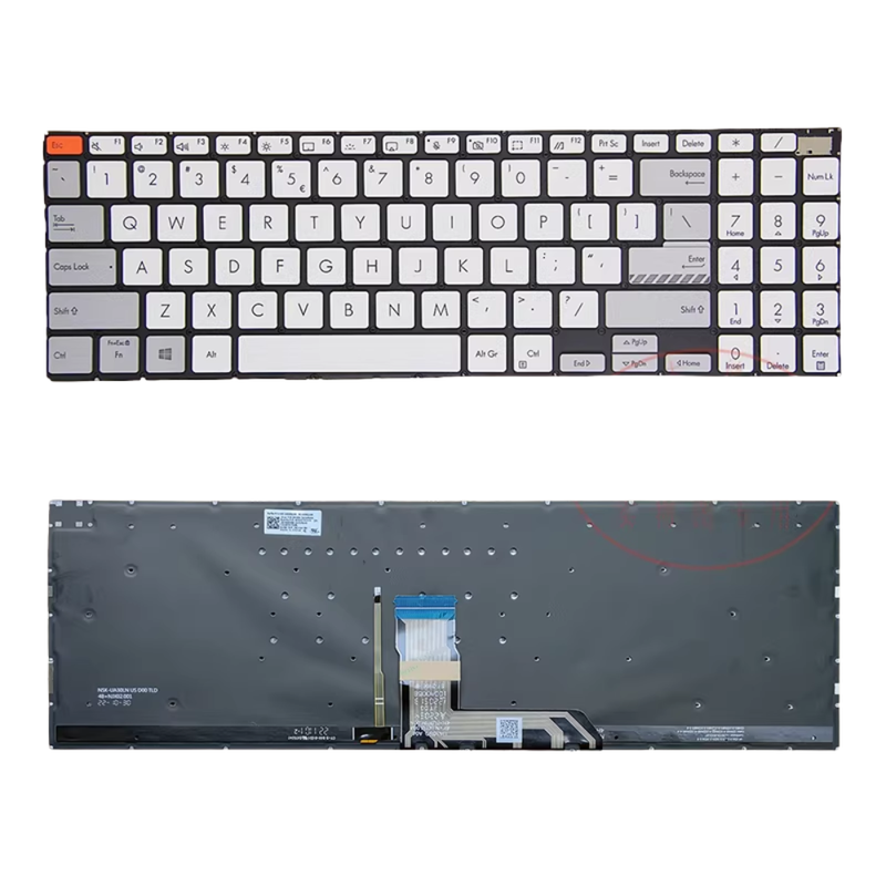 Chargez l'image dans la visionneuse de la galerie, Asus VivoBook 15 M3500 / M3500QA / M7600 / M6500 / K3500 / X3500 Series - Laptop Keyboard With Backlit US Layout - Polar Tech Australia