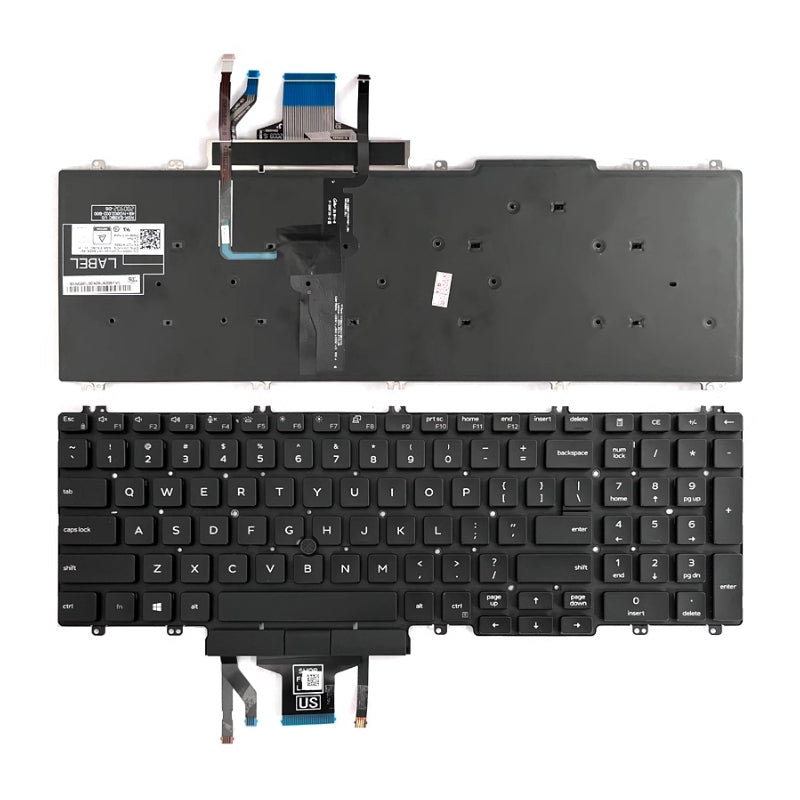 Cargue la imagen en el visor de la galería, Dell Latitude 5500 5501 5510 5511 & Precision 3540 3541 3550 3551 Series - Laptop Keyboard With Backlit US Layout - Polar Tech Australia