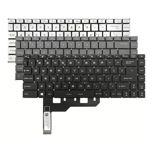 MSI GS66 Stealth GE66 Raider GP66 & Stealth 15M MS-1541 MS-1551 MS-1562 MS-1563 MS-1571 Series - Laptop Keyboard With Backlit US Layout - Polar Tech Australia