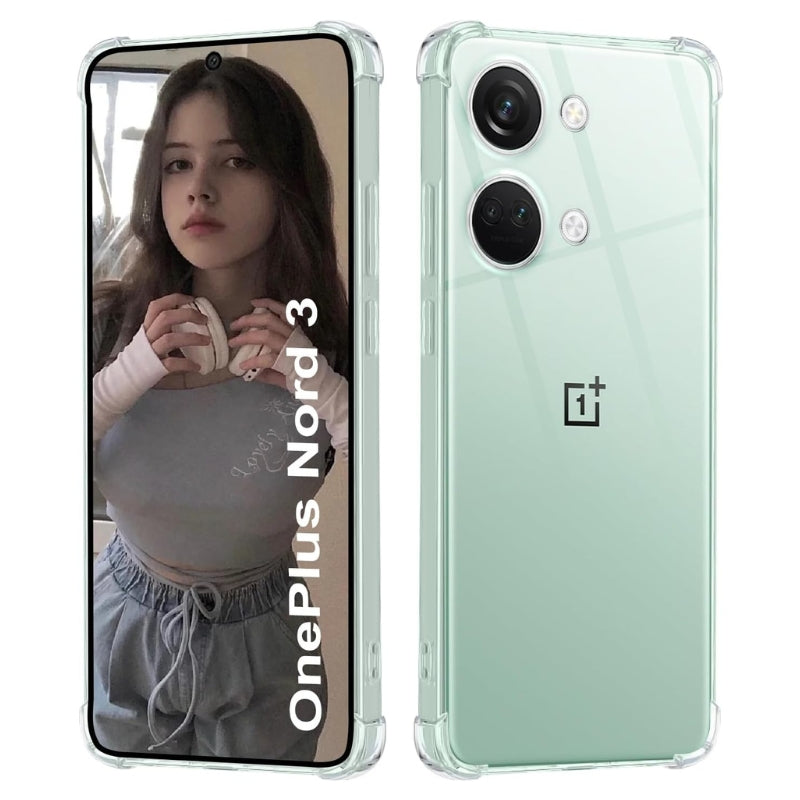 Load image into Gallery viewer, OnePlus 1+Nord 3 - AirPillow Cushion Transparent Soft Clear TPU Four Corners Protective Case - Polar Tech Australia