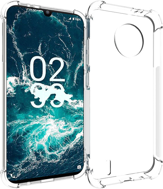 Nokia C200 - AirPillow Cushion Transparent Soft Clear TPU Four Corners Protective Case - Polar Tech Australia