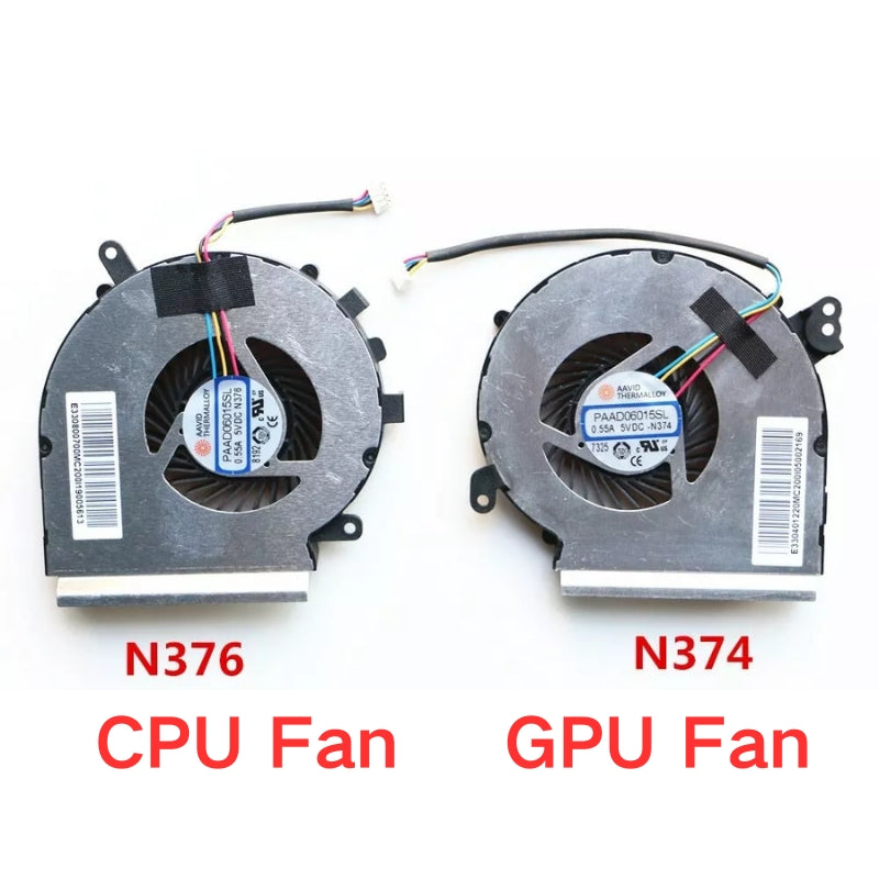 Chargez l'image dans la visionneuse de la galerie, MSI GE62MVR GE72MVR 7RG MS-16JC MS-179C GTX1070 Series - Laptop CPU & GPU Cooling Fan - Polar Tech Australia