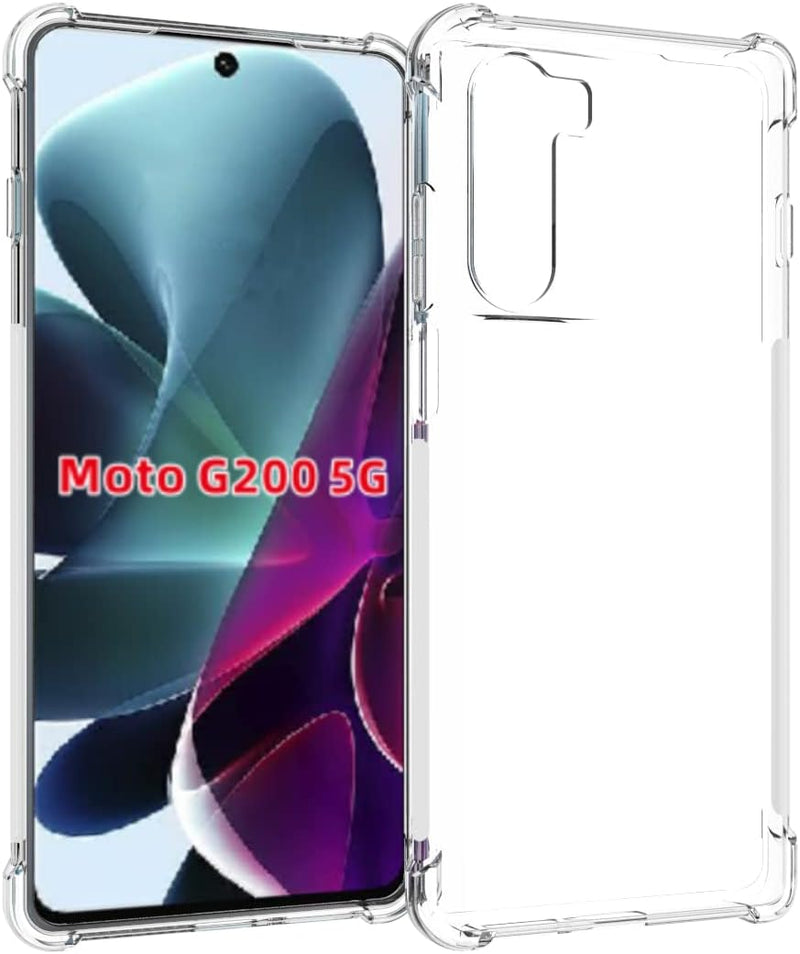 Load image into Gallery viewer, Motorola Moto G200 5G - AirPillow Cushion Transparent Soft Clear TPU Four Corners Protective Case - Polar Tech Australia