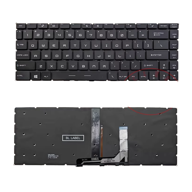 Load image into Gallery viewer, MSI GF63 Thin MS-16R8 16RC 16RK Series - Laptop Keyboard With Backlit US English Layout - Polar Tech Australia