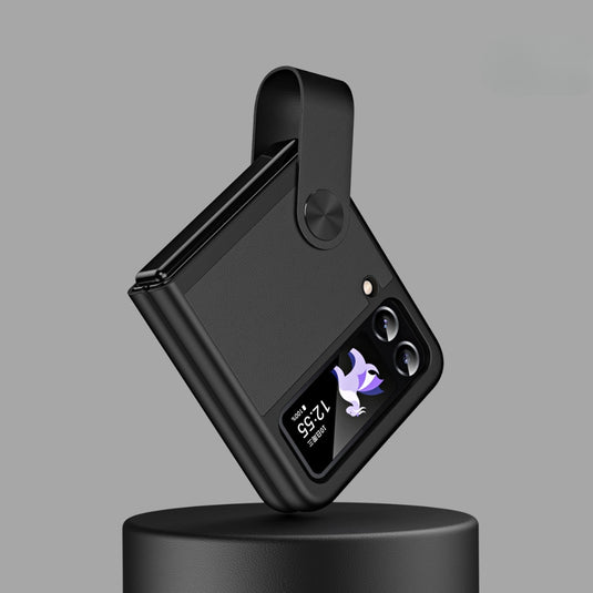 Samsung Galaxy Z Flip 3 (SM-F711) - PU Leather Handheld Stand Phone Case - Polar Tech Australia