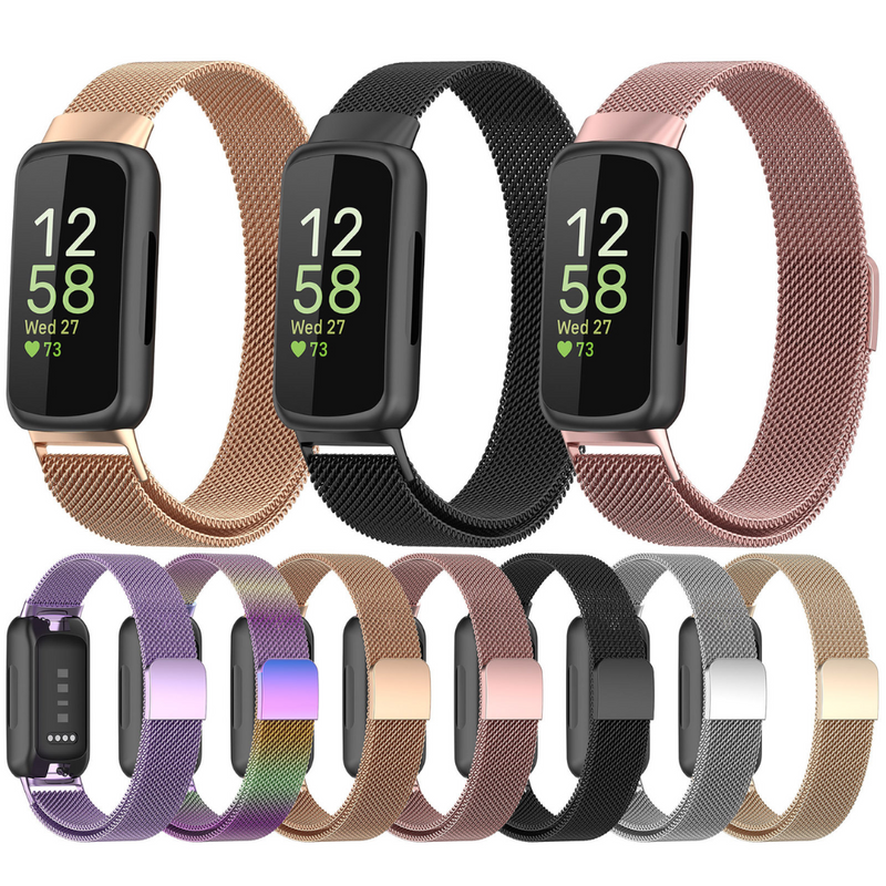 Chargez l'image dans la visionneuse de la galerie, Fitbit Inspire 3 – Milanese Stainless Steel Band - Polar Tech Australia