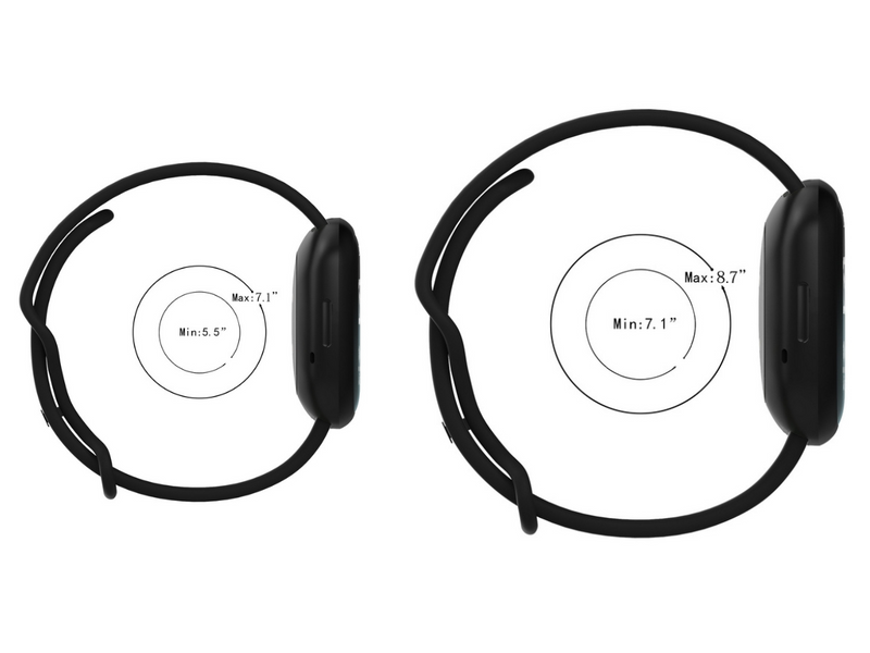 Cargue la imagen en el visor de la galería, Replacement Silicone Band for Fitbit Versa 3 / 4 / Sense – Soft, Waterproof, Sport Wrist Strap - Polar Tech Australia