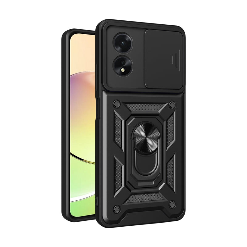 Load image into Gallery viewer, OPPO A98 5G (CPH2529) - Shockproof Armour Heavy Duty Phone Case with Ring Holder & Camera Protection - Polar Tech Australia