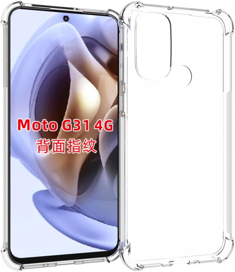 Load image into Gallery viewer, Motorola Moto G31 - AirPillow Cushion Transparent Soft Clear TPU Four Corners Protective Case - Polar Tech Australia