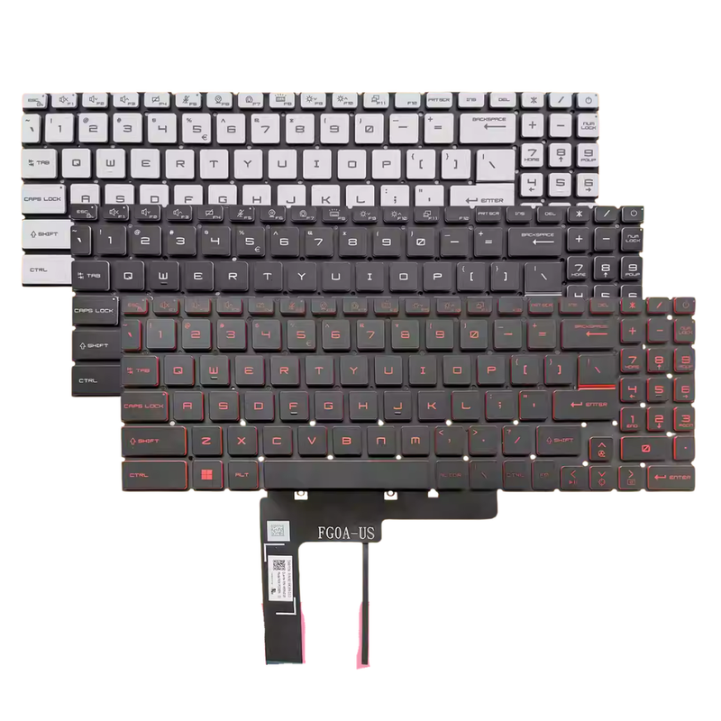 Load image into Gallery viewer, MSI Stealth A16 AI+ Studio A1V MS-15F3 MS-15F4 Series - Laptop Keyboard With Backlit US English Layout - Polar Tech Australia