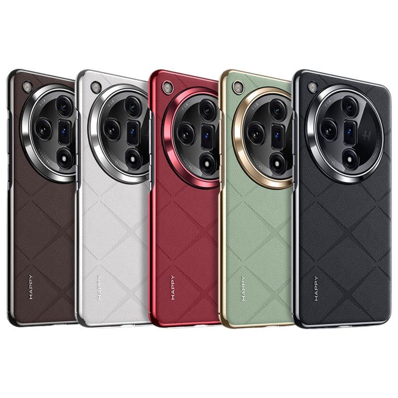 Load image into Gallery viewer, OPPO Find X7/Ultra - Plain Leather PC Phone Case - Polar Tech Australia