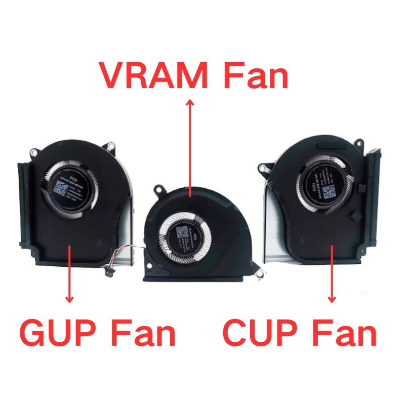 Cargue la imagen en el visor de la galería, ASUS ROG 7 Strix G16 G614 Series - Laptop CPU & GPU Cooling Fan Cooler - Polar Tech Australia