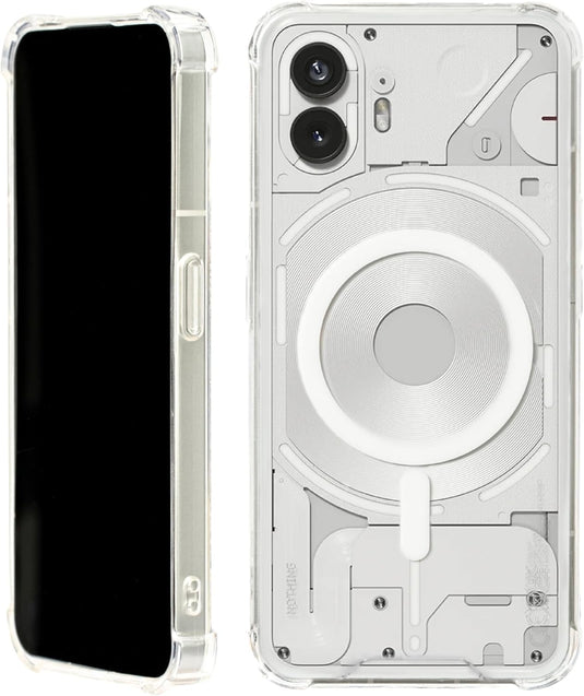 Nothing Phone 2 - AirPillow Cushion Transparent Soft Clear TPU Four Corners Protective Case - Polar Tech Australia
