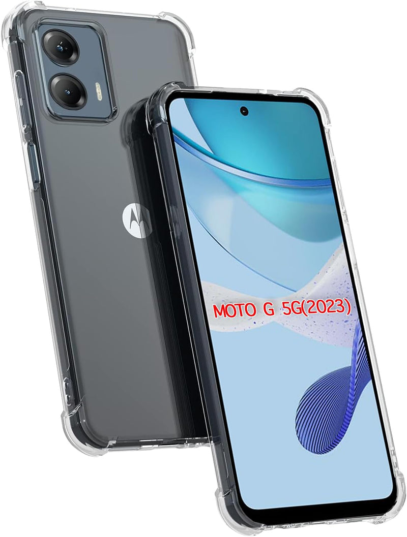 Cargue la imagen en el visor de la galería, Motorola Moto G 5G 2023 - AirPillow Cushion Transparent Soft Clear TPU Four Corners Protective Case - Polar Tech Australia