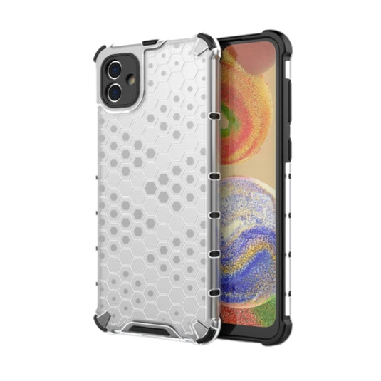 Samsung Galaxy A04e (SM-A042) - Honeycomb Transparent Shockproof Protection Case - Polar Tech Australia