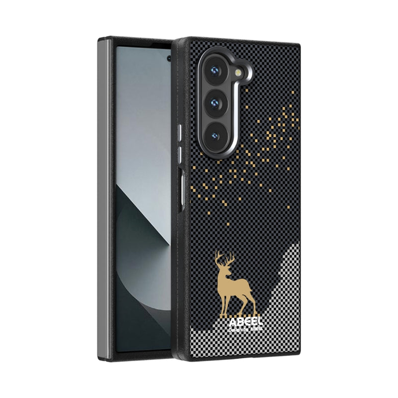 Load image into Gallery viewer, Samsung Galaxy Z Fold 5 (SM-F946) - Carbon Fiber Series 6D Micro Relief MagSafe Phone Case - Polar Tech Australia