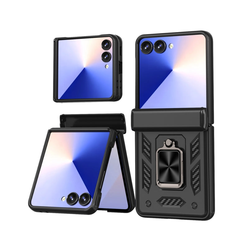 Load image into Gallery viewer, Samsung Galaxy Z Flip7 5G - Sliding Window Hinge Phone Case with Ring Stand - Polar Tech Australia