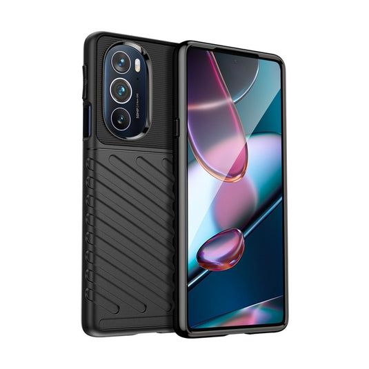Motorola Moto Edge 30 - Thunder Series Twill Texture Thickened Anti-fall Protection TPU Case - Polar Tech Australia