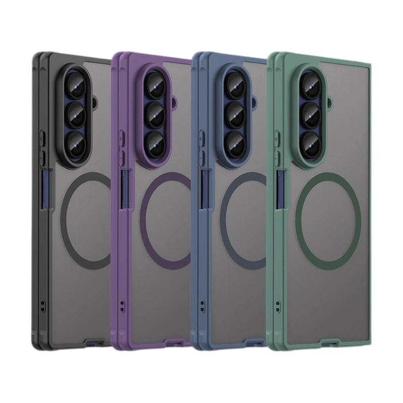 Load image into Gallery viewer, Samsung Galaxy Z Fold7 5G - Fan Dun Series TPU Hybrid PC Frosted Magsafe Phone Case - Polar Tech Australia
