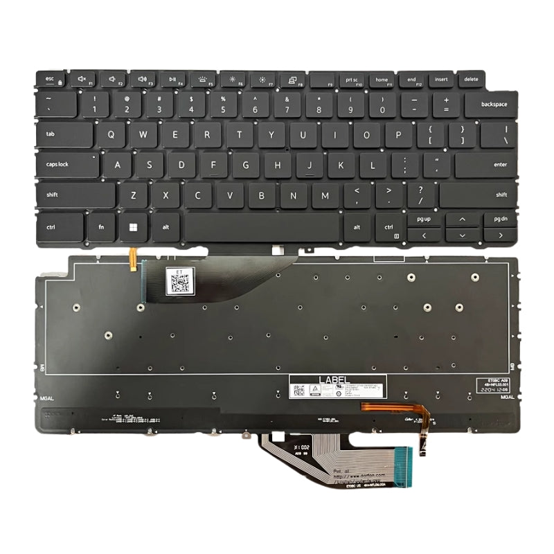 Chargez l'image dans la visionneuse de la galerie, Dell XPS 13 7390 9310 2-in-1 P103G Series - Laptop Keyboard With Backlit US Layout - Polar Tech Australia