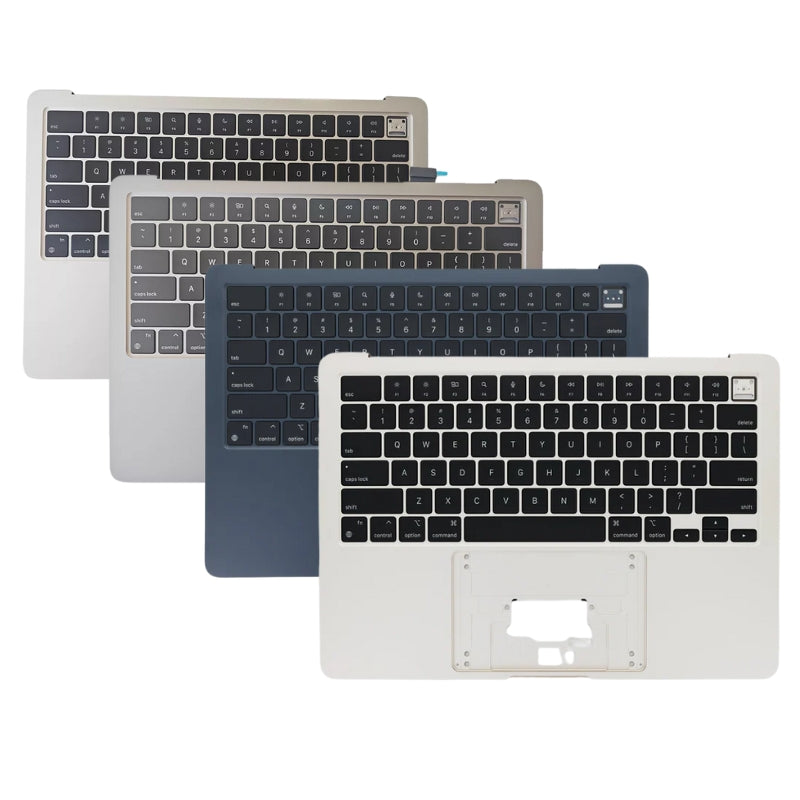 Cargue la imagen en el visor de la galería, MacBook Air M2 A2681 (Year 2022) - Keyboard With Frame Housing Palmrest US Layout Assembly - Polar Tech Australia