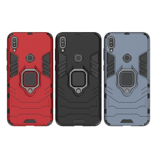 Asus Zenfone Max Pro (M1) ZB601KL/ZB602KL - Heavy Duty Armor Case With Ring Holder Stand - Polar Tech Australia